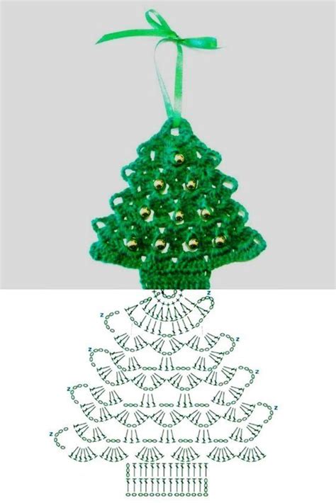 DIY Mini Christmas Trees: Crochet And Beads