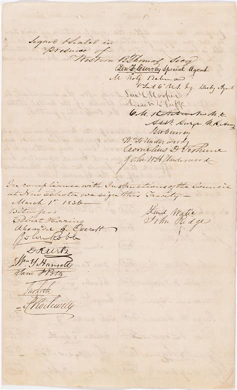 Treaty of New Echota, 1835 | Nation to Nation