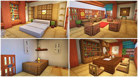 Minecraft Japanese House Interior