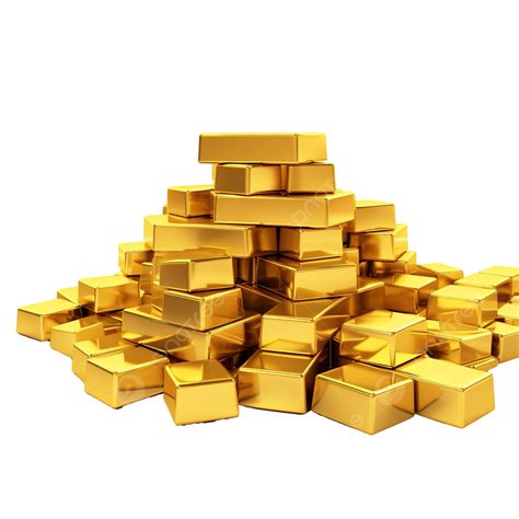 Gold Bars Millions 3d Rendering, 3d, Gold, Bars PNG Transparent Image and Clipart for Free Download