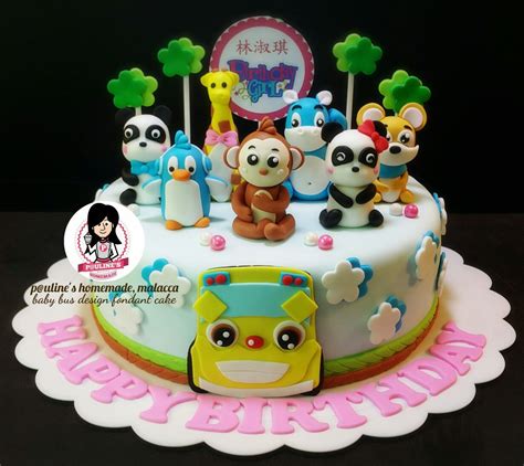 Top 50+ imagen pastel de baby bus - Abzlocal.mx