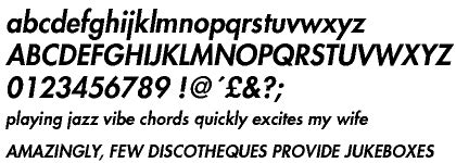 Futura™ Heavy Oblique font | type.co.uk