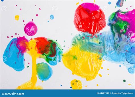 Drops of ink stock photo. Image of cyan, multicolored - 44487110