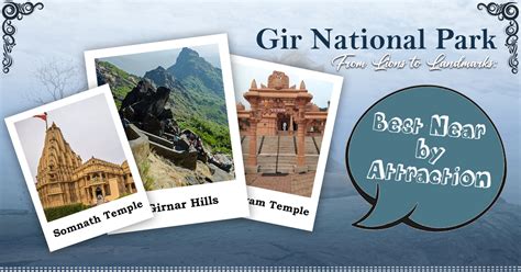 From Lions to Landmarks: Best Nearby Attractions to Gir National Park