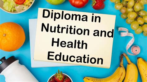 Diploma in Nutrition and Health Education – NutritionFact.in