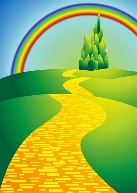 Wizard Of Oz Yellow Brick Road We're off to see the wizard, | Wizard of ...