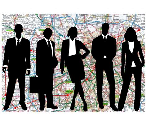 Business People London Map Free Stock Photo - Public Domain Pictures