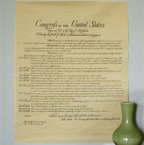 Bill of Rights Reproduction – National Archives Store