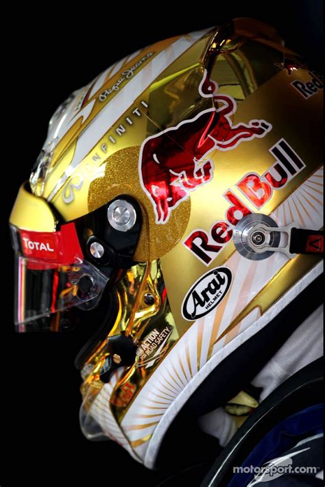 Sebastian Vettel, Red Bull Racing, new helmet | Red bull racing, Helmet, Sebastian vettel red bull