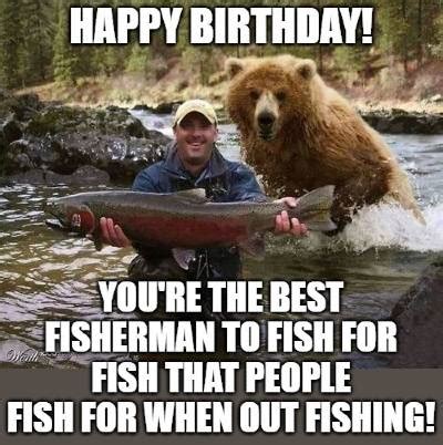 20+ Funny Birthday Wishes about Fishing