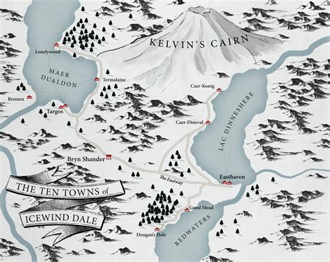 Icewind Dale Map by UbiquitousUK on DeviantArt