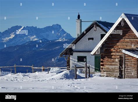 Bavaria, Bavarian Prealps, Wetterstein mountains, Zugspitze ...