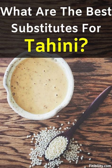 6 Best Tahini Alternatives To Make the Best Hummus and Other Recipes - Fitibility