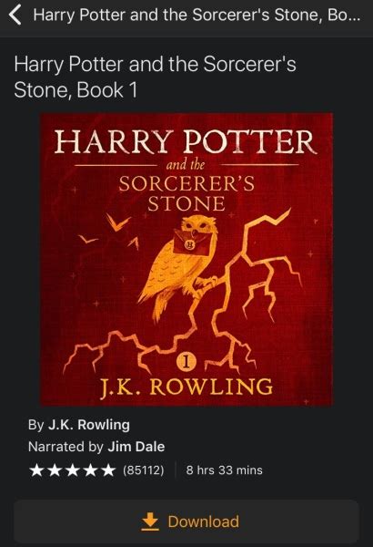 Audible: Harry Potter Books 1-7 by J.K. Rowling – Thoughts and Ponderances