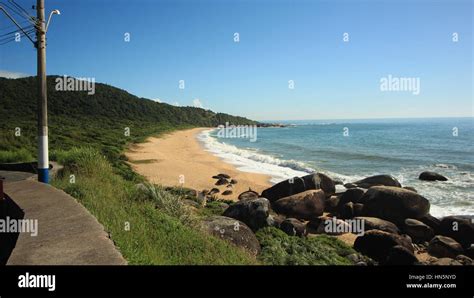 Beautiful Beach in Southern Brazil Stock Photo - Alamy