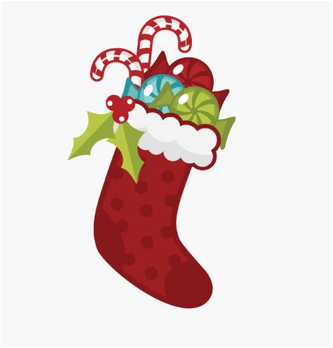 Transparent Christmas Stocking Png - Cute Christmas Stockings Clipart ...