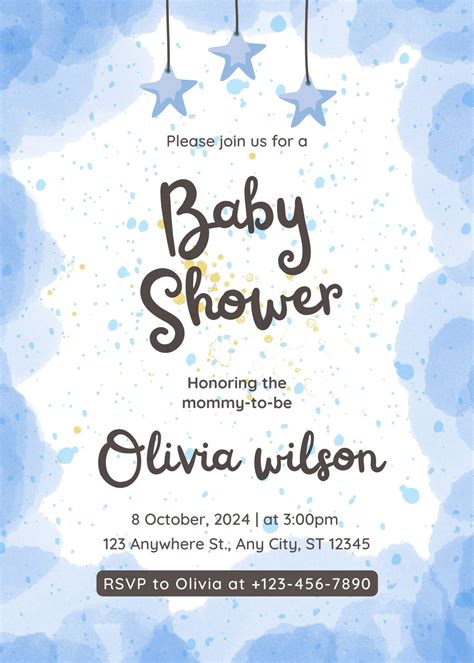 Free Custom Printable Baby Shower Card Templates Canva, 52% OFF