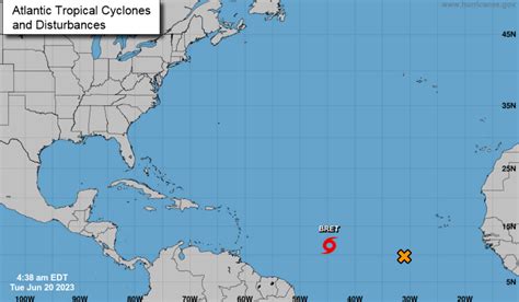 Tropical Storm Bret Projected to Strengthen Into Hurricane, Continue Westward Path