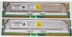 Kingston PC800 40ns 1GB (2 x 512MB) RDRAM Rambus Memory Modules : Amazon.co.uk: Computers ...