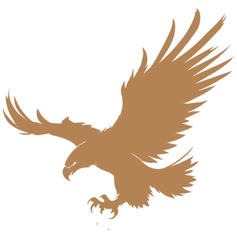 AI generated eagle silhouette illustration 36005511 PNG