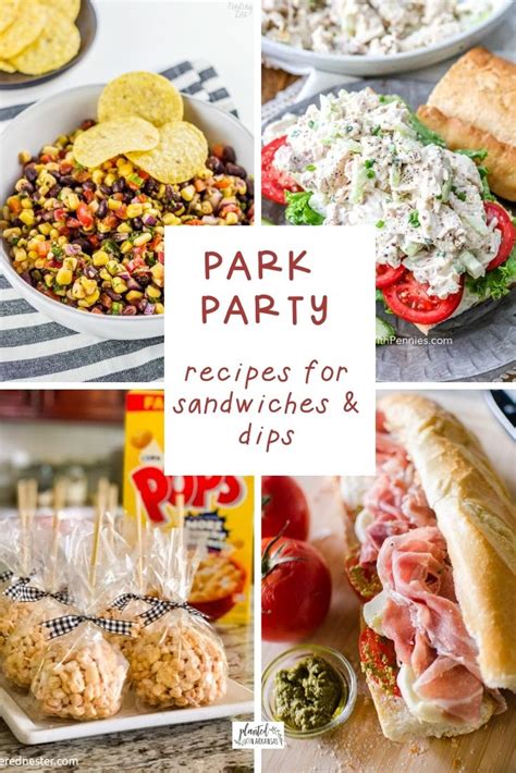 Easy Serve Food for Outdoor Parties at the Park