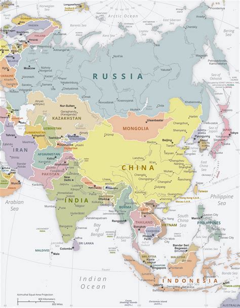 Asia - Political Map