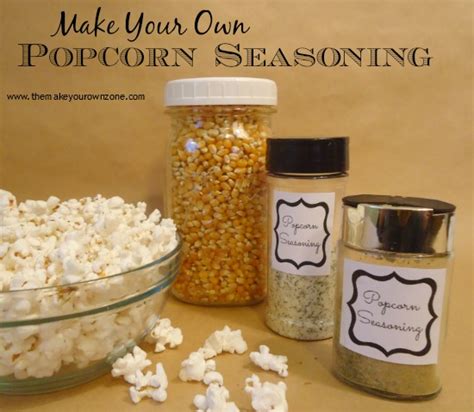 Homemade Gifts: Popcorn Seasoning - The Make Your Own Zone