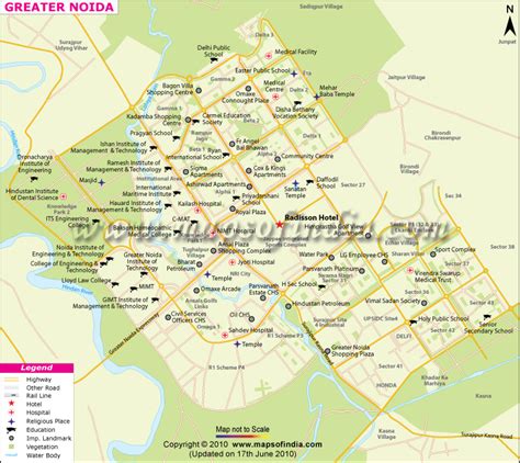 Greater Noida City Map