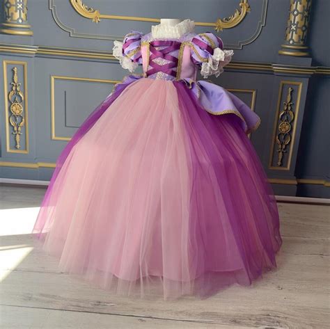 Rapunzel Costume Toddler, Princess Rapunzel Dress, Hallowen Party Dress ...