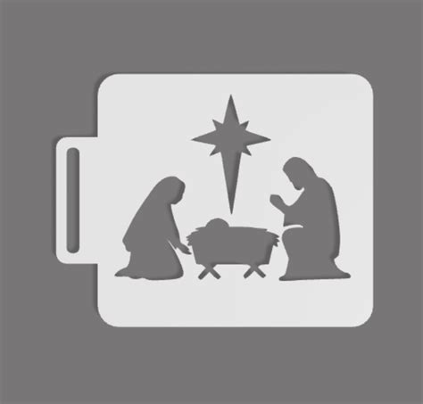 STL file NATIVITY SCENE Stencil・3D printing template to download・Cults