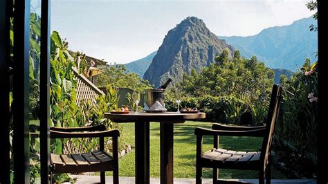 Machu Picchu Sanctuary Lodge is the perfect place to recover after days hiking the Inca Trail ...