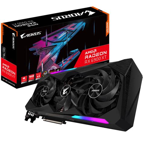 Placa de Vídeo Gigabyte Aorus AMD Radeon RX 6900 XT Master, OC, 16GB ...