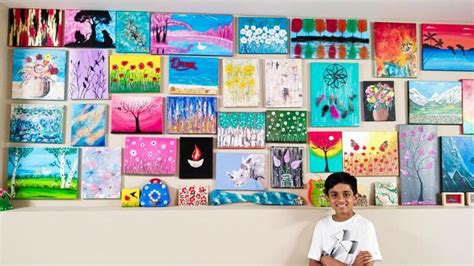 Arsh Pal, 12, sells his art for charity. He’s raised about $15,000. - The Washington Post