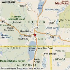 Map Of Lakeview oregon | secretmuseum