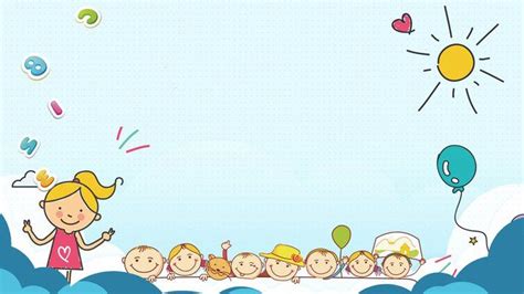 3 cute children's cartoon ppt backgrounds_Best PowerPoint templates and G… | Background for ...