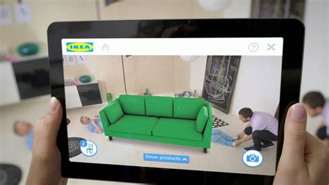 Place IKEA furniture in your home with augmented reality - YouTube