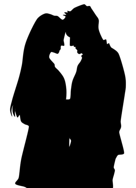 Download Casal, In Love, Silhouette. Royalty-Free Stock Illustration ...