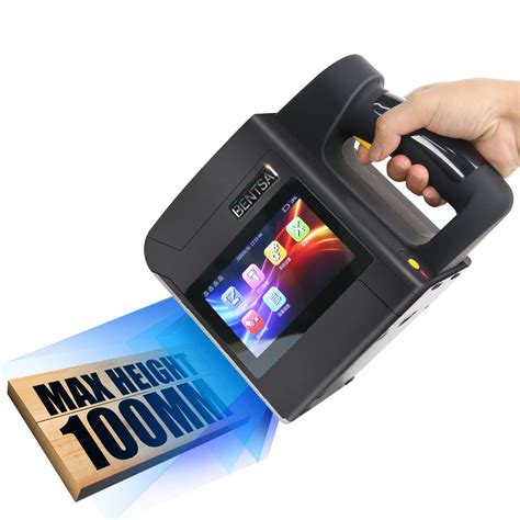 Buy BENTSAI B85 Wide Format Handheld Inkjet Printer, Large Character Coding Machine Up to 92mm ...