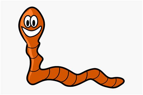 Earthworm, Worm, Cute, Happy, Inchworm, Smile, Cartoon - Worm Clipart ...