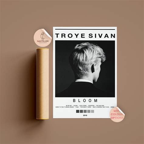 Troye Sivan bloom Album Poster Color Optional | Etsy