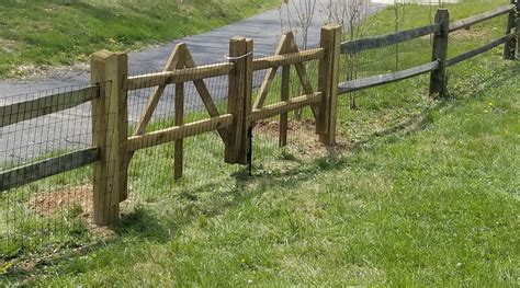 Split rail gate | Split rail fence cost, Split rail fence, Garden bridge