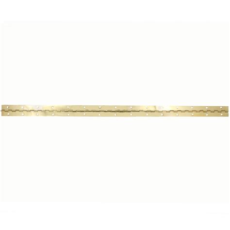 30" x 1-1/2" Continuous Piano Hinge - Polished Brass - Walmart.com