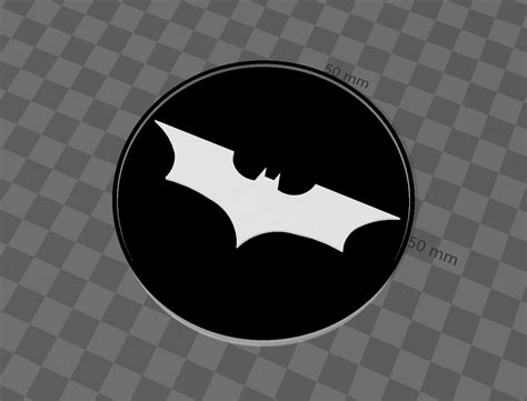 Batman Coaster by Useif Sedeeq | Download free STL model | Printables.com