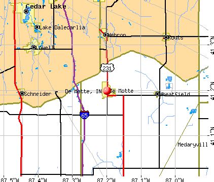 Demotte Indiana Map - Zip Code Map