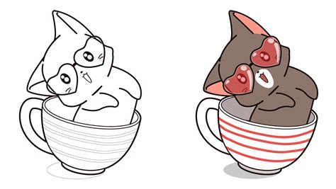 Cat Cup Template