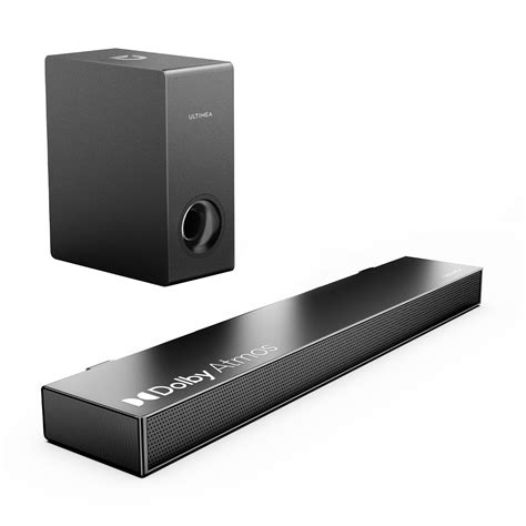Buy ULTIMEA Dolby Atmos Sound Bars for TV, 3D Surround Sound System for TV Speakers, 2.1 ...