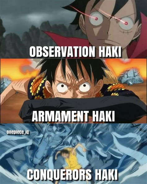 One Piece | Observation Haki | Armament Haki | Conquerors Haki #onepiece #anime #manga #shonen # ...