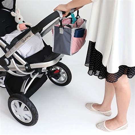 Baby Stroller Accessories Stroller Storage Bag Portable Diaper Bottles Holder Mummy Bags Crib ...