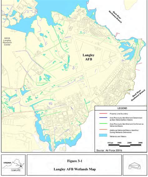 Langley AFB Wetlands Map | Download Scientific Diagram