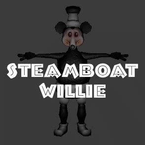 Steamboat Willie Horror Character Asset by DazeWare